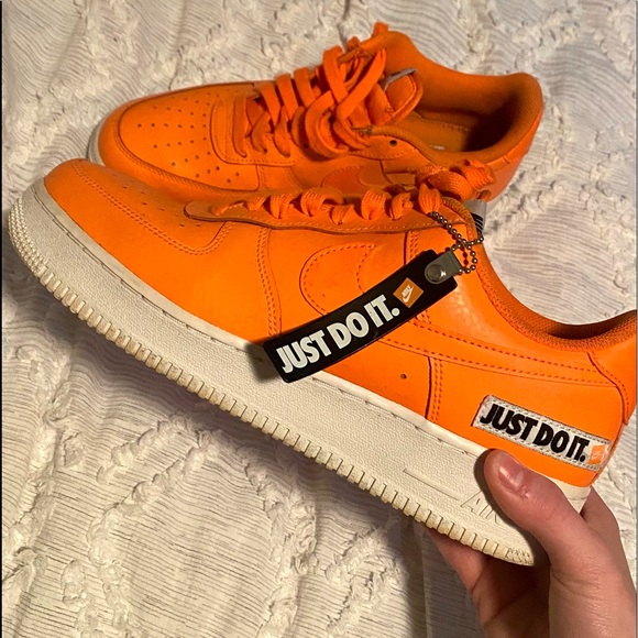 Orange Air Force 1’s - Picture 2 of 3